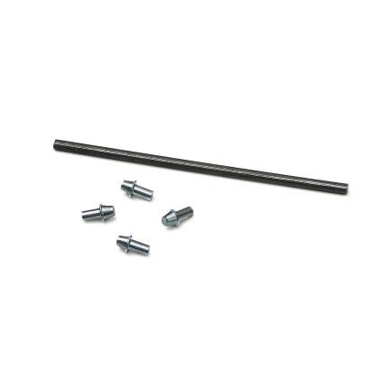 Borgpin & stelpen set t.b.v. bommerscharnier 75/100/125 mm