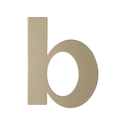 Champagne blend letter B plat, 110 mm