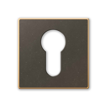 Cilinderrozet 291/BY 51x6mm imperial brons 