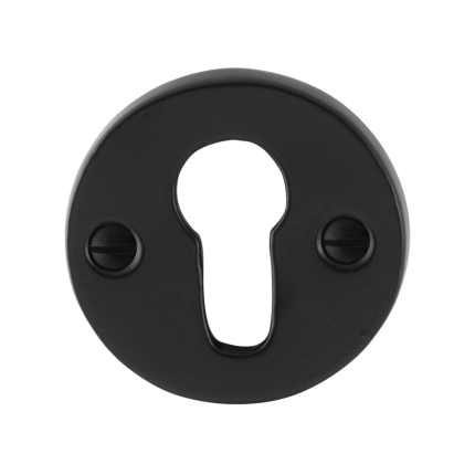Cilinderrozet GPF6902.00 53x5mm smeedijzer zwart