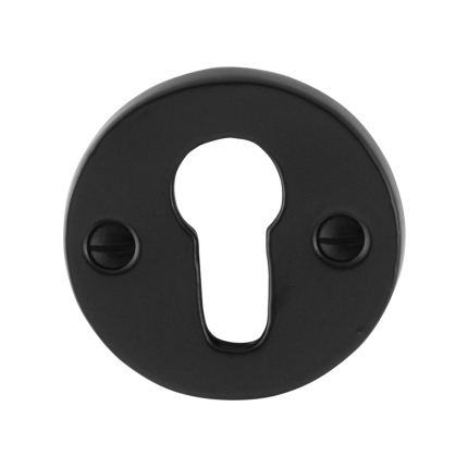 Cilinderrozet GPF6902.05 51x4mm smeedijzer zwart