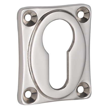 Cilinderrozet vierkant 47x39mm glans nikkel