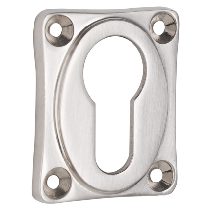 Cilinderrozet vierkant 47x39mm mat nikkel
