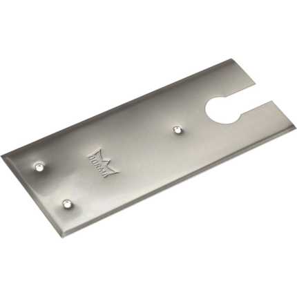 Dekplaat voor vloerveer Dorma BTS84 RVS 324x130 mm