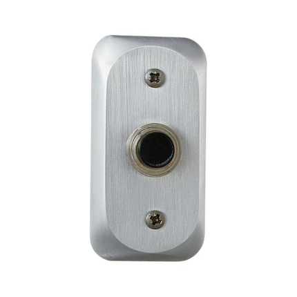 Deur bel 108 Mandelli rechthoekig 80x40 mm mat chroom