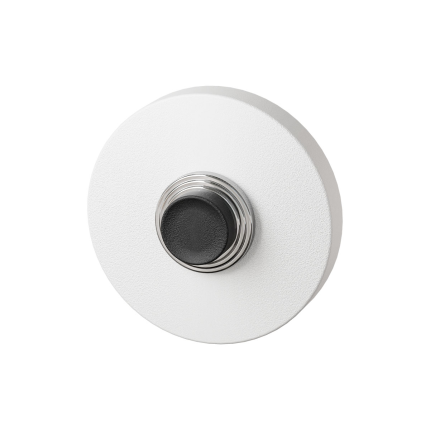 Deur bel GPF8826.49 rond 50x8 mm wit