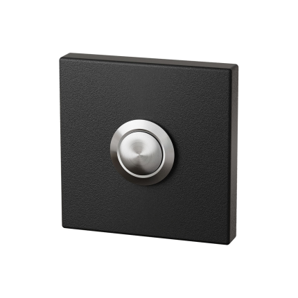 Deurbel GPF8827.02 vierkant 50x50x8 mm zwart