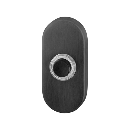 Deurbel GPF9826.04P1 ovaal 70x32x10 mm PVD antraciet