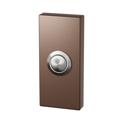 Deurbel GPF9827.A2.1101 Bronze blend rechthoekig 70x32x10 mm