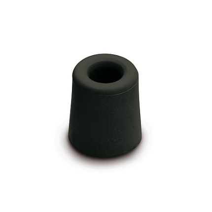 Deurbuffer, zwart, 37x48 mm