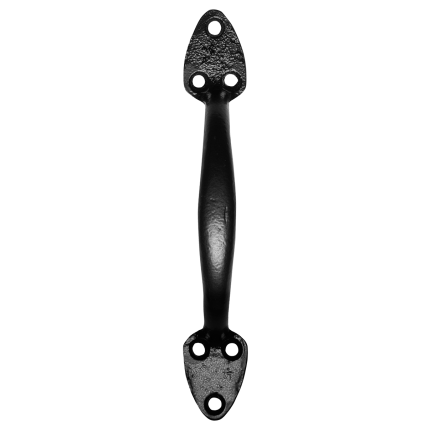 Deurgreep KP1883 76mm smeedijzer zwart