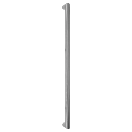 Deurgreep recht GPF19 16x144mm RVS geborsteld