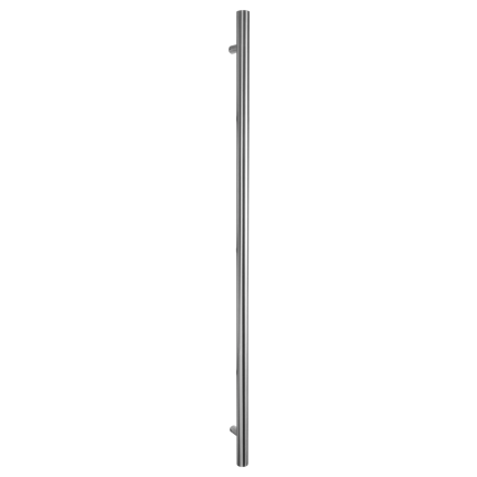 Deurgreep T-model GPF16 25x350mm hart op hart maat 300mm RVS geborsteld