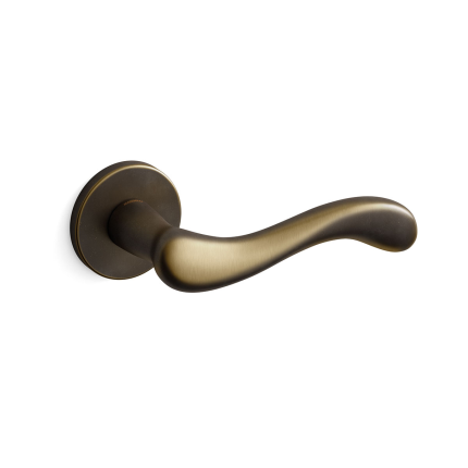 Deurkruk op rozet Ande 451 mat brons 51x6mm