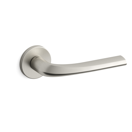 Deurkruk op rozet Filo 721 satinchrome/chrome 51x6mm - linkswijzend