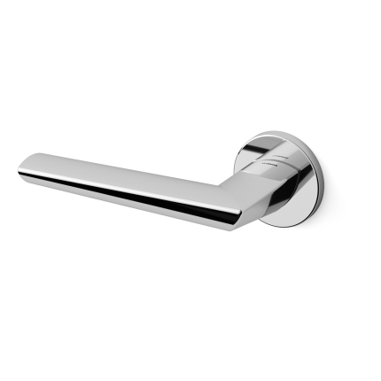 Deurkruk op rozet Isi 1081 chrome 51x6mm - linkswijzend