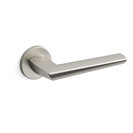 Deurkruk op rozet Isi 1081 mat nikkel 51x6mm