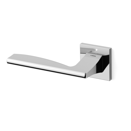 Deurkruk op rozet Link 1031 chrome 50x50mm - linkswijzend