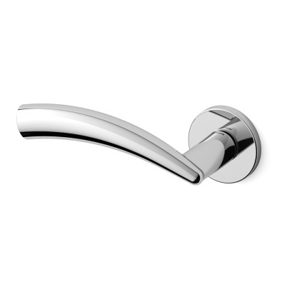 Deurkruk op rozet Nadir 0771 chrome 51x6mm  - linkswijzend