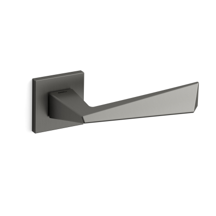 Deurkruk op rozet Piramid 1251 grafiet 50x50mm 