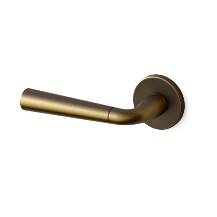 Deurkruk op rozet Special S91 mat brons 51x6mm - linkswijzend