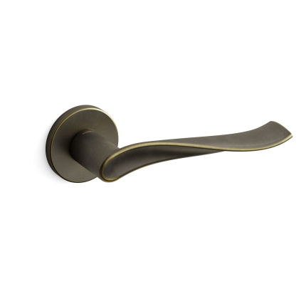 Deurkruk op rozet Spin 731 imperial brons 51x6mm
