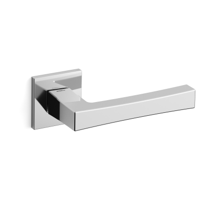 Deurkruk op rozet Telis 1161 chrome 50x50mm - rechtswijzend