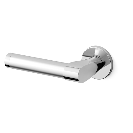 Deurkruk op rozet Tuc 361 chrome/satinchrome 51x6mm - linkswijzend