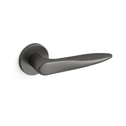 Deurkruk op rozet Zoe 381 grafiet 51x6mm