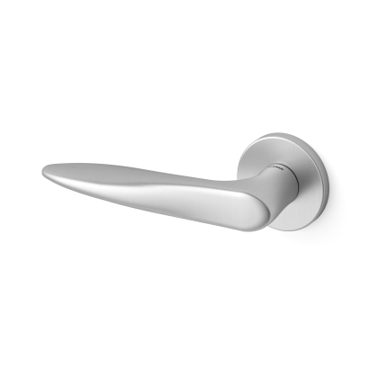 Deurkruk op rozet Zoe 381 satinchrome 51x6mm - linkswijzend