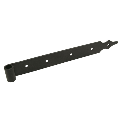 Duimheng Rustica met vierkante gaten zwart, 600 mm
