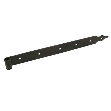 Duimheng Rustica met vierkante gaten zwart, 800 mm