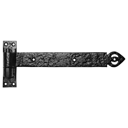 Duimheng zwart smeedijzer, 482x105 mm