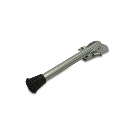 Dulimex deurvastzetter, met veer, lengte 200 mm, buffer zwart, staal verzinkt