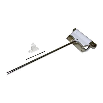 Dulimex DX deurveer/deursluiter staal wit