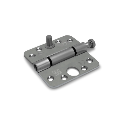 Dulimex Glijlagerscharnier Ronde Hoeken Verzinkt 89x89 mm SKG***