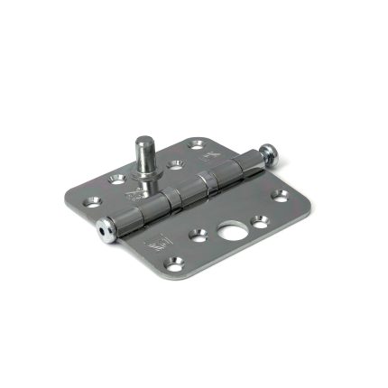 Dulimex Kogellagerscharnier Ronde Hoeken Verzinkt 89x89 mm SKG***