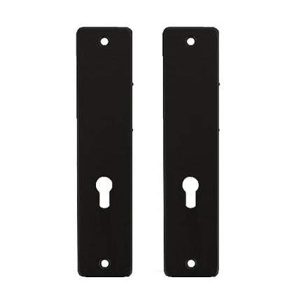 Dulimex kortschild 180x41x6,5 mm zonder krukgat PC55 zwart