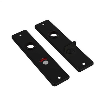 Dulimex kortschild WC Badkamerslot WC57 binnendeur zwart
