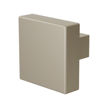GPF vierkante deurknop 53x53x16 mm Champagne blend, draaibaar