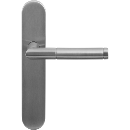 GPF1040.20 Kohu duo deurkruk op langschild