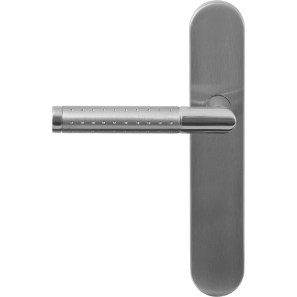 GPF1055.20L Haka duo deurkruk op langschild BB56 linkswijzend