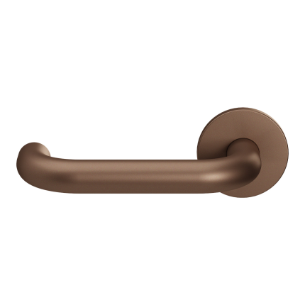 GPF105VRA2 Bronze blend U-model 19mm deurkruk op rozet 53x6mm linkswijzend