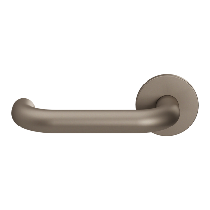 GPF105VRA3 Mocca blend U-model 19mm deurkruk op rozet 53x6mm linkswijzend