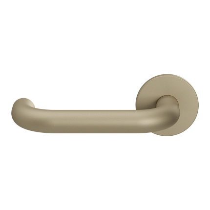 GPF105VRA4 Champagne blend U-model 19mm deurkruk op rozet 53x6mm linkswijzend