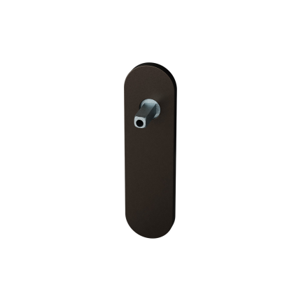 GPF1110.A1.411 kortschild afgerond BB72 Dark blend met vastgelaste knopvastzetter
