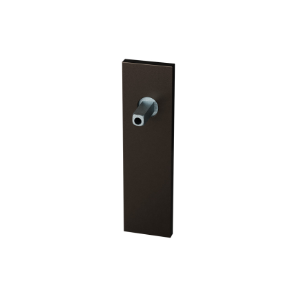 GPF1115.A1.442 kortschild rechthoekig PC72 Dark blend met vastgelaste knopvastzetter
