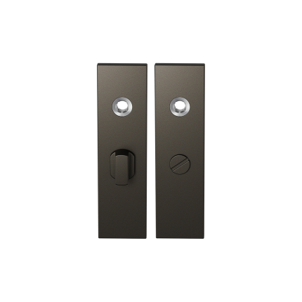 GPF1115.A1 kortschild rechthoekig WC55/8 grote knop Dark blend