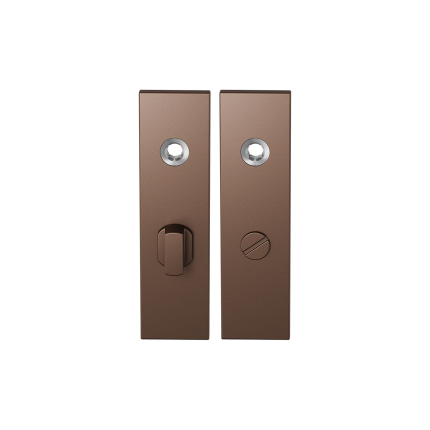 GPF1115.A2 kortschild rechthoekig WC63/8 grote knop Bronze blend