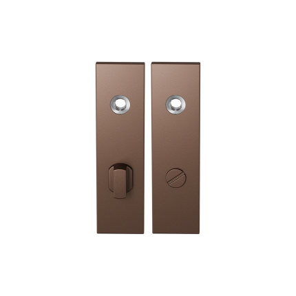 GPF1115.A2 kortschild rechthoekig WC72/8 grote knop Bronze blend